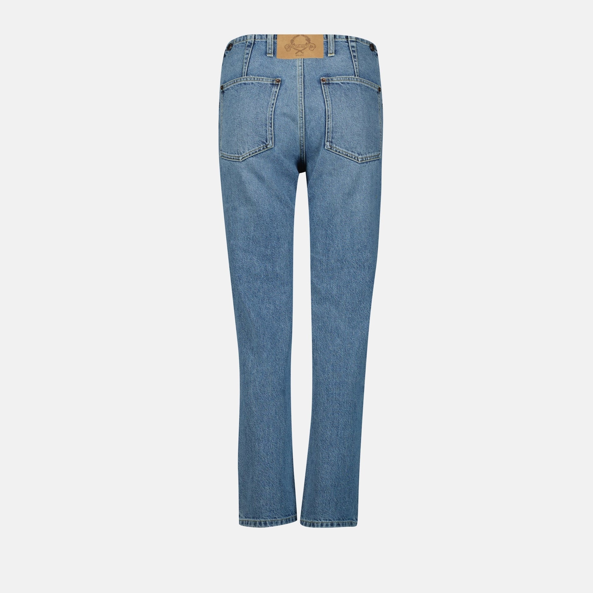 Moschino Straight-Leg Vintage Wash Jeans - image 2