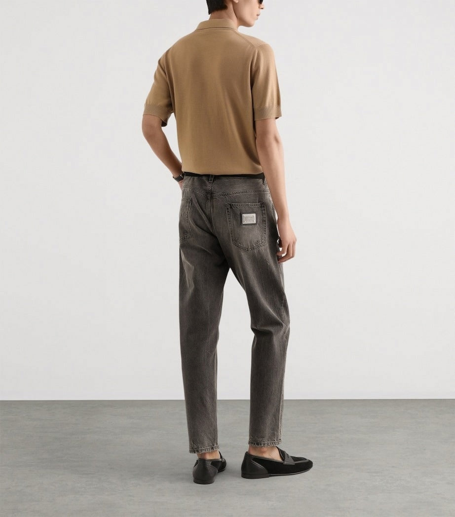 Dolce & Gabbana Virgin Wool Crest Polo Shirt - image 5