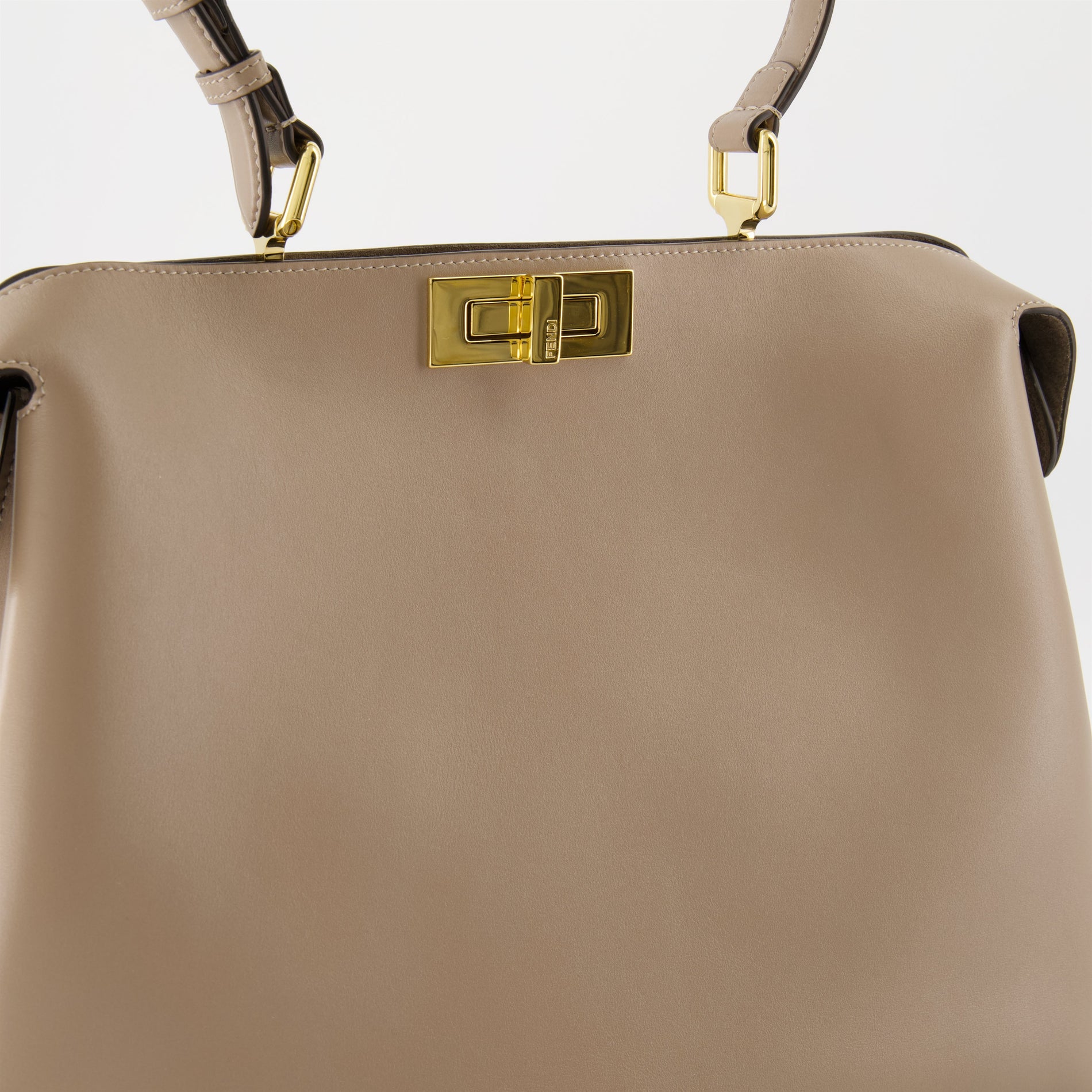 Fendi Peekaboo ISeeU Large – Beige Leather - image 3