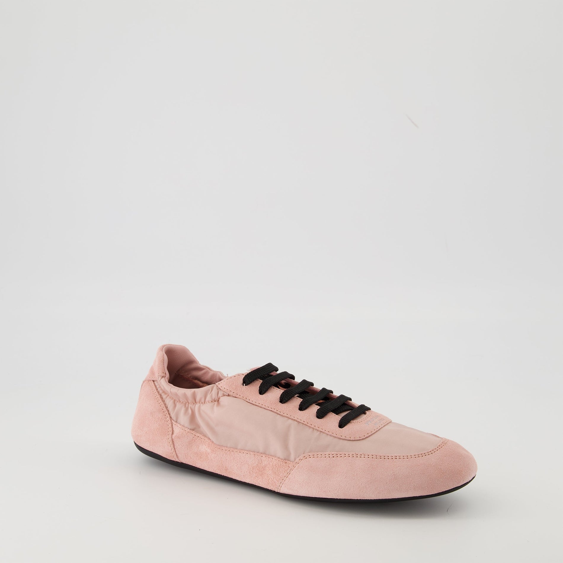 Prada Pink Suede & Nylon Sneakers - image 2