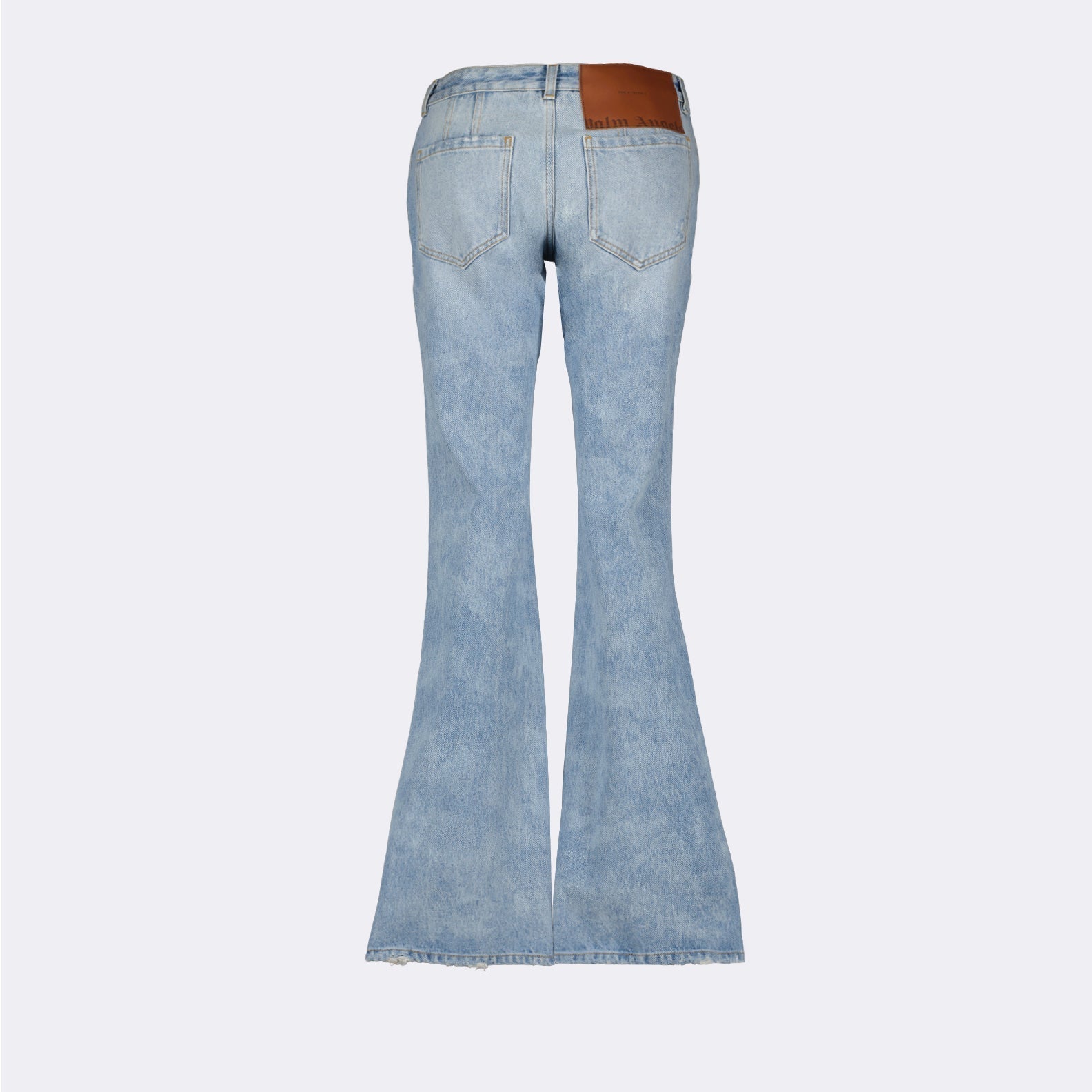 Palm Angels Distressed Flared Denim Jeans - image 4