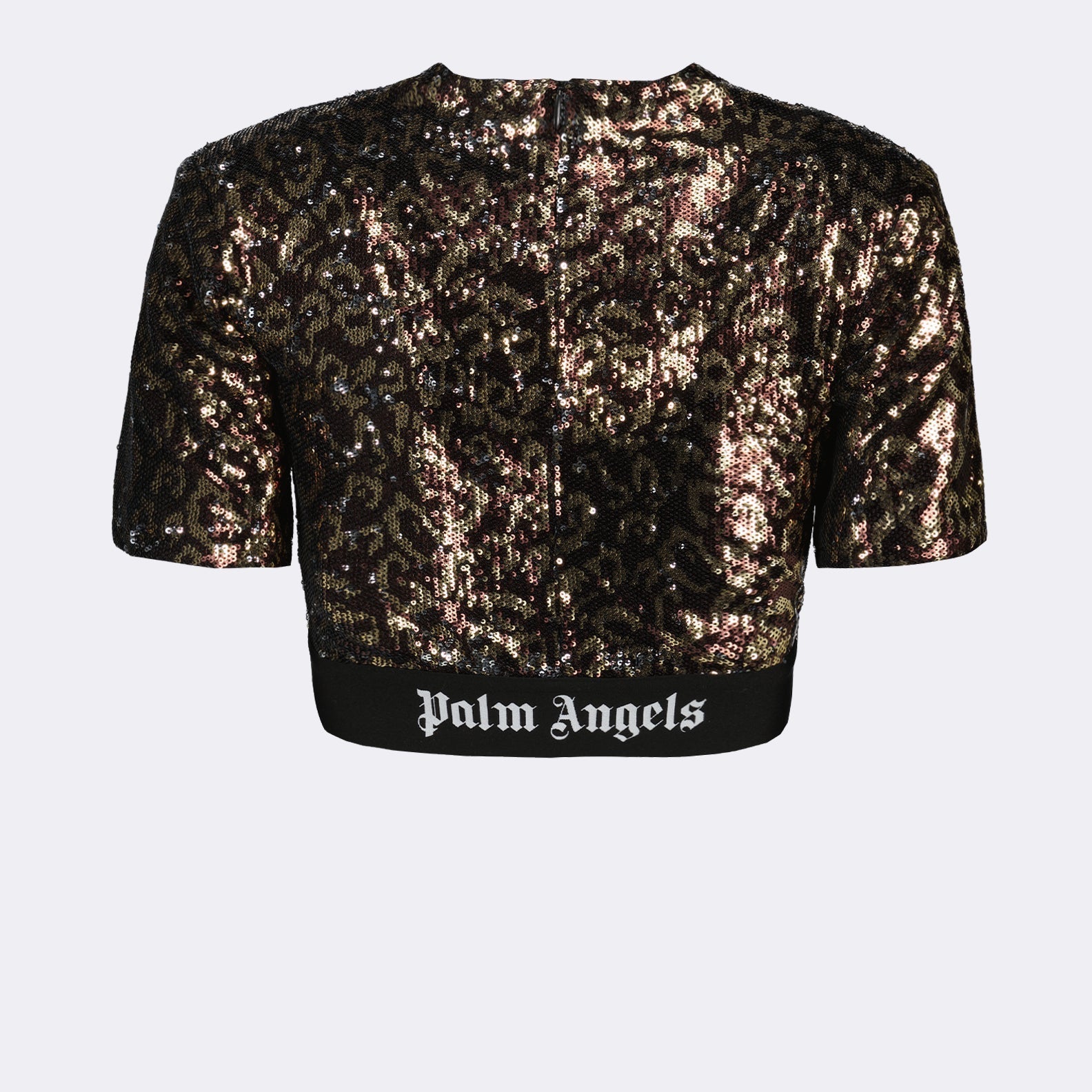 Palm Angels Sequined Crop Top - image 4