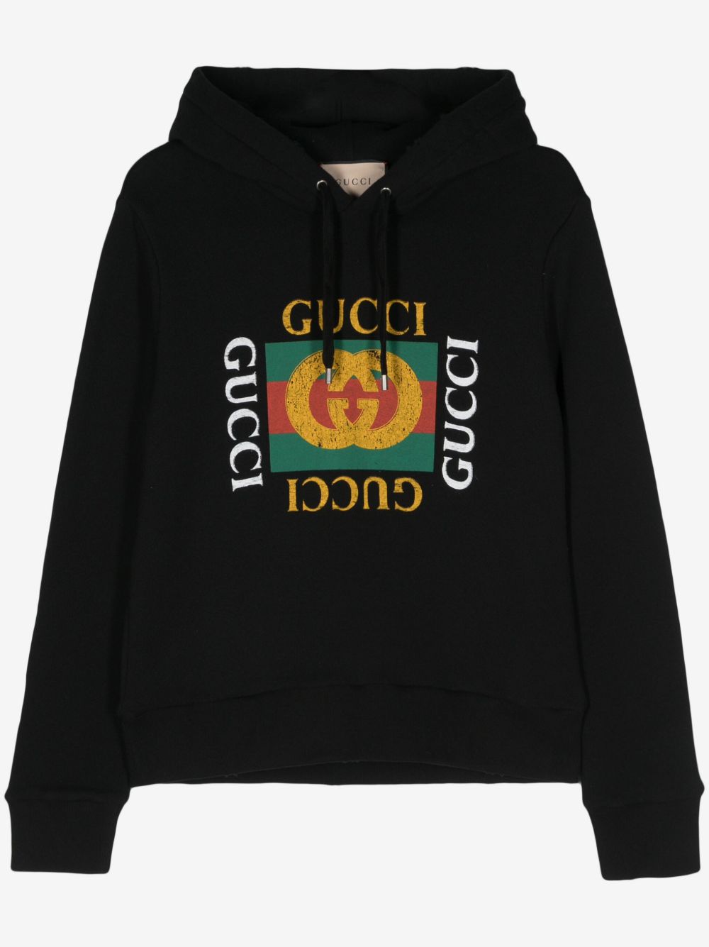 Gucci Interlocking-G Cotton Hoodie