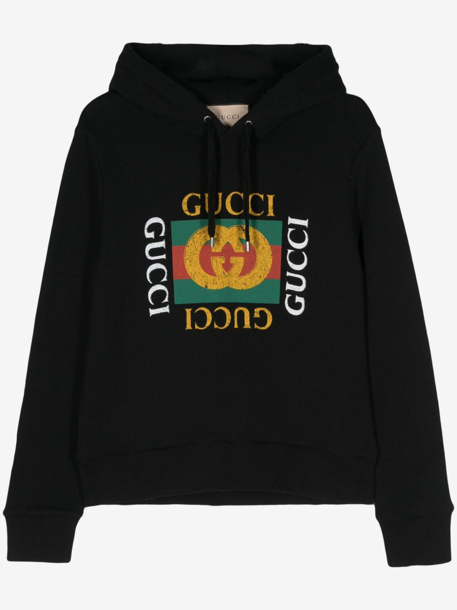 Gucci Interlocking-G Cotton Hoodie
