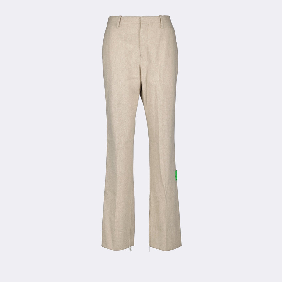 Off-White Wool Trousers
