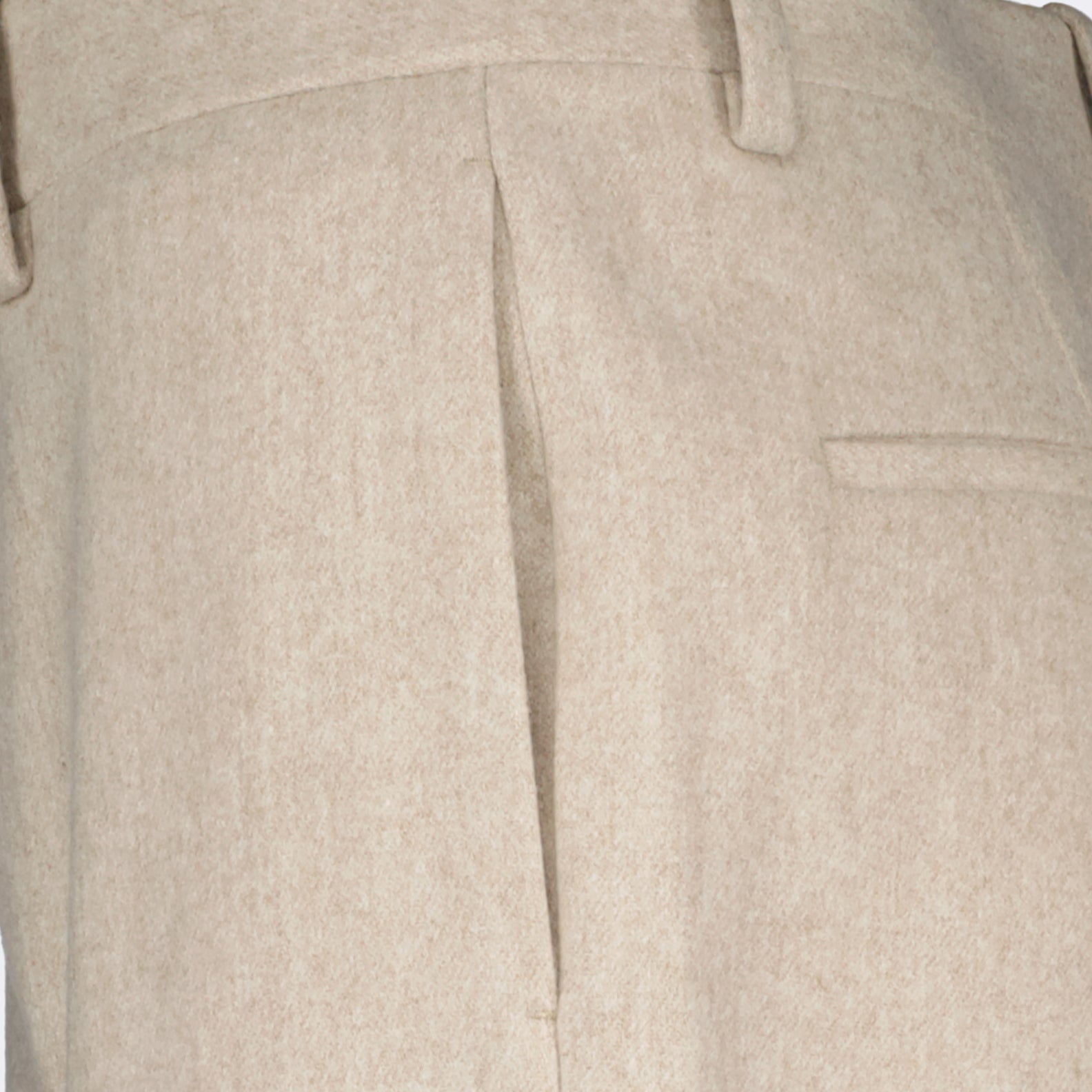 Off-White Wool Trousers - image 5
