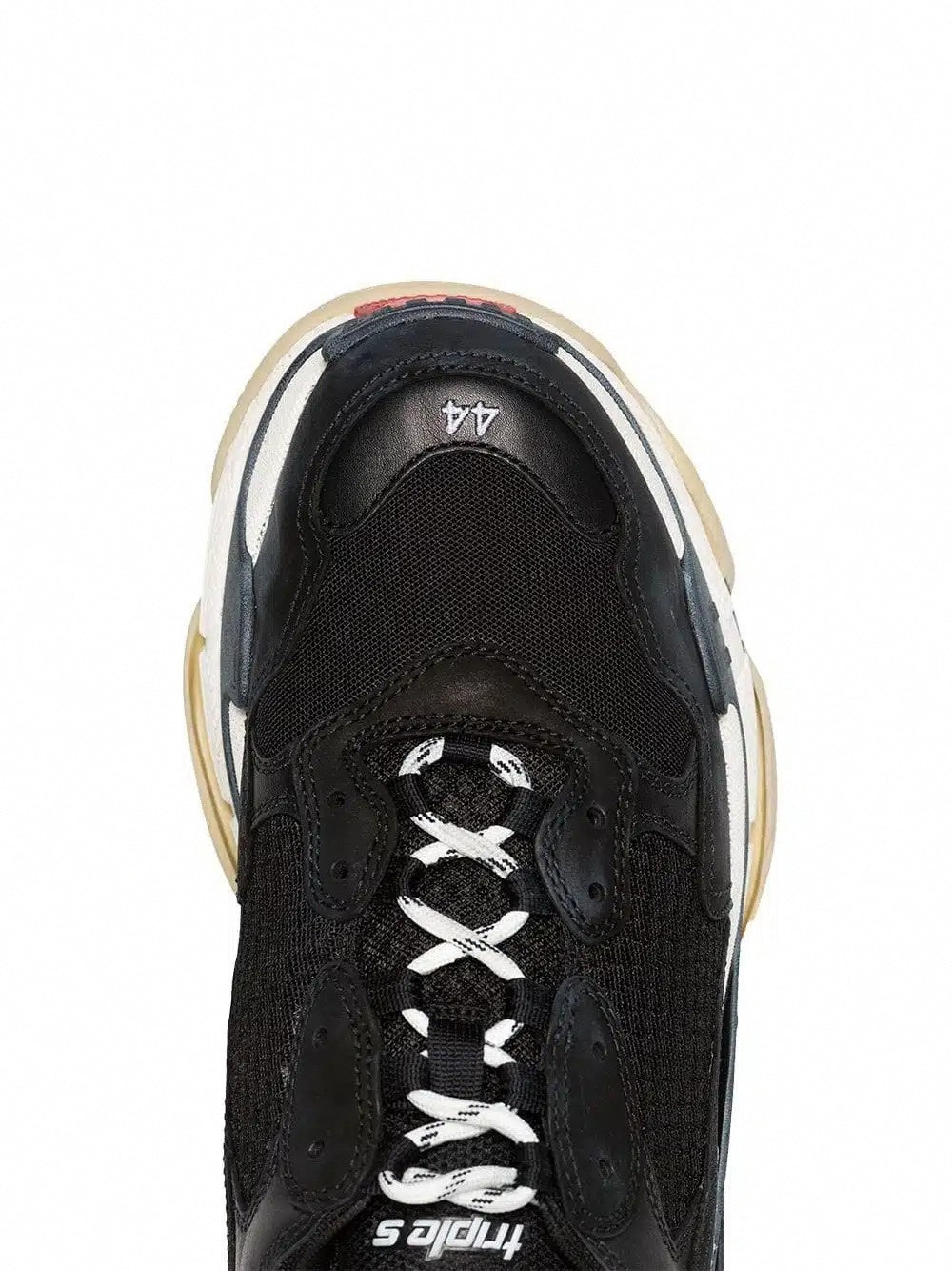 Balenciaga Black Triple S Leather Sneakers - image 4