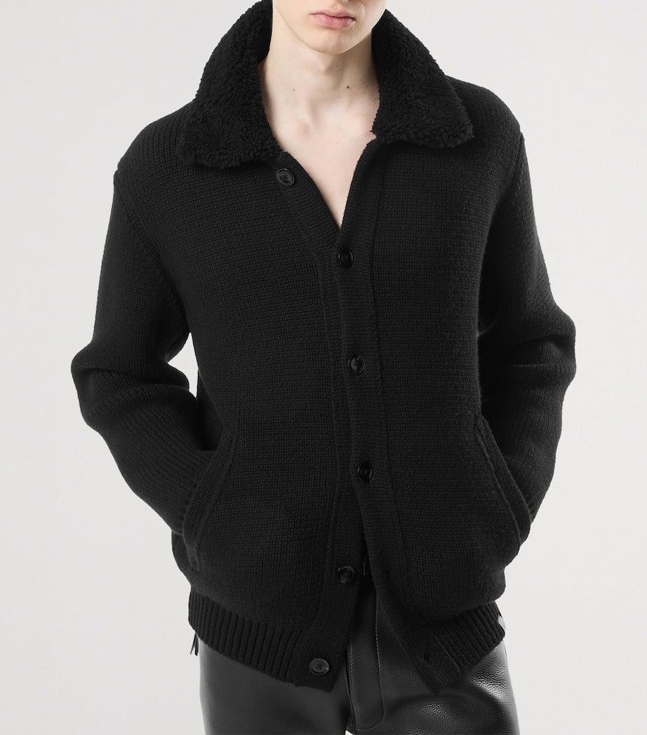 Tom Ford Cashmere Collared Jacket with Fleece Trim - image 5
