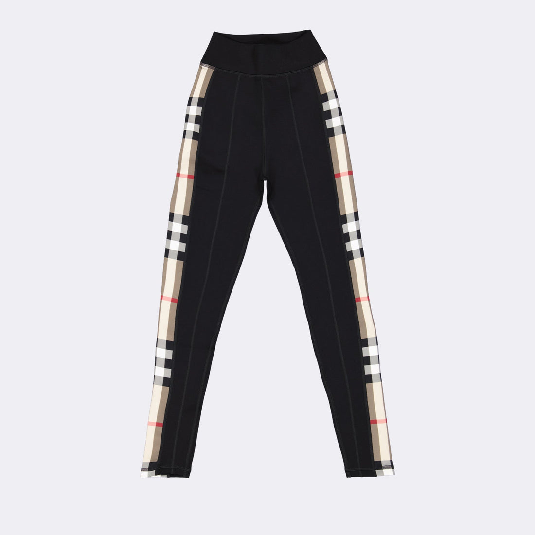 Check Panel Leggings