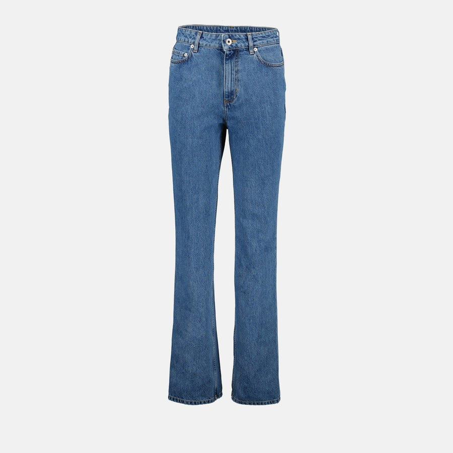 Burberry Blue Straight-Leg Denim Jeans