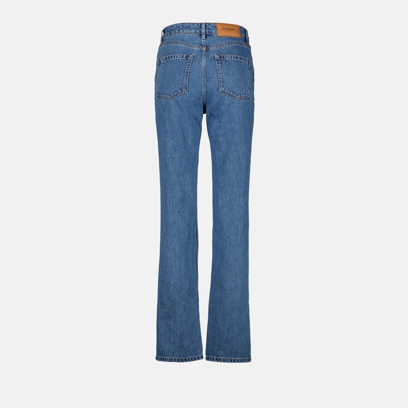 Burberry Blue Straight-Leg Denim Jeans - image 4