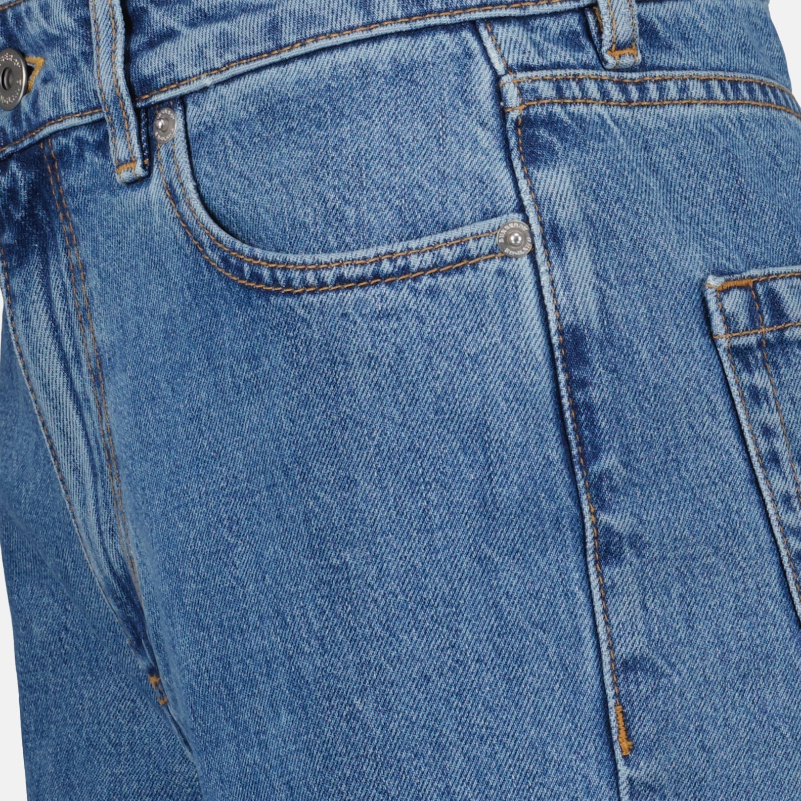 Burberry Blue Straight-Leg Denim Jeans - image 5