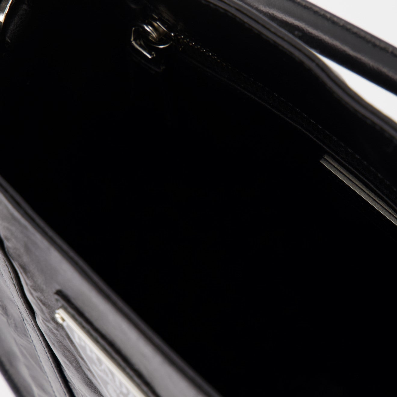 Prada Soft Leather Tote Bag (Black) - image 4