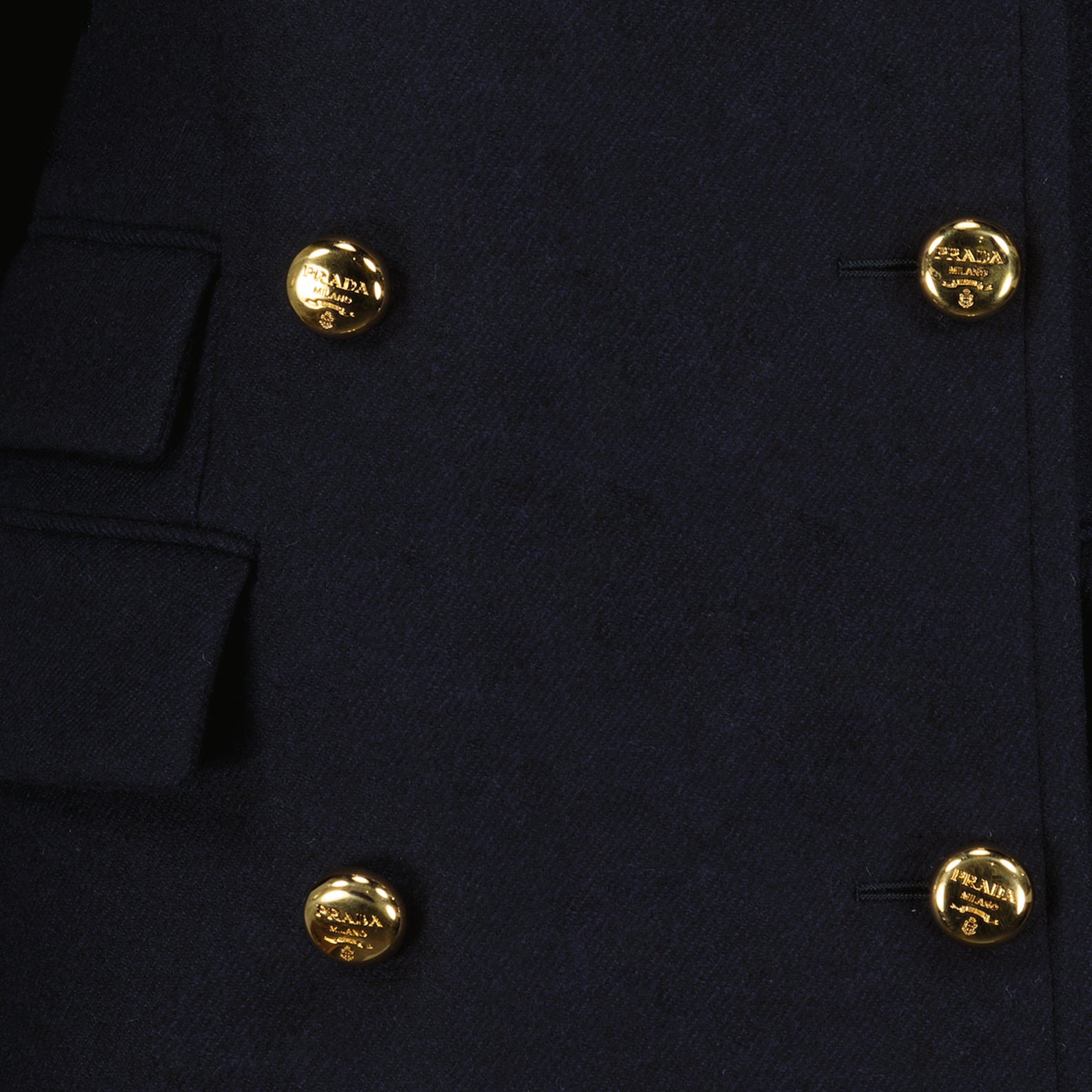 Prada Wool Peacoat - image 5