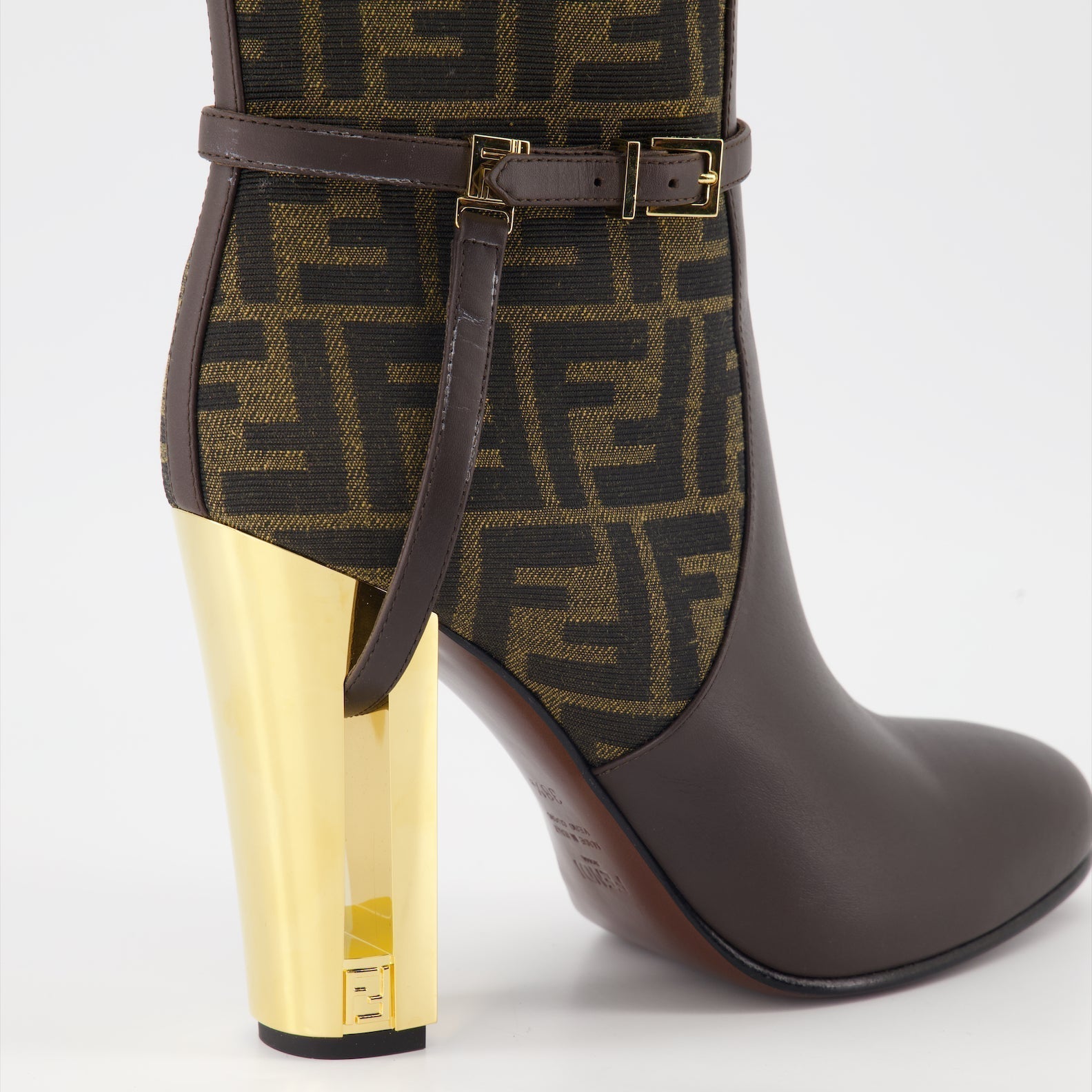 Fendi Monogram Knee-High Boots - image 3