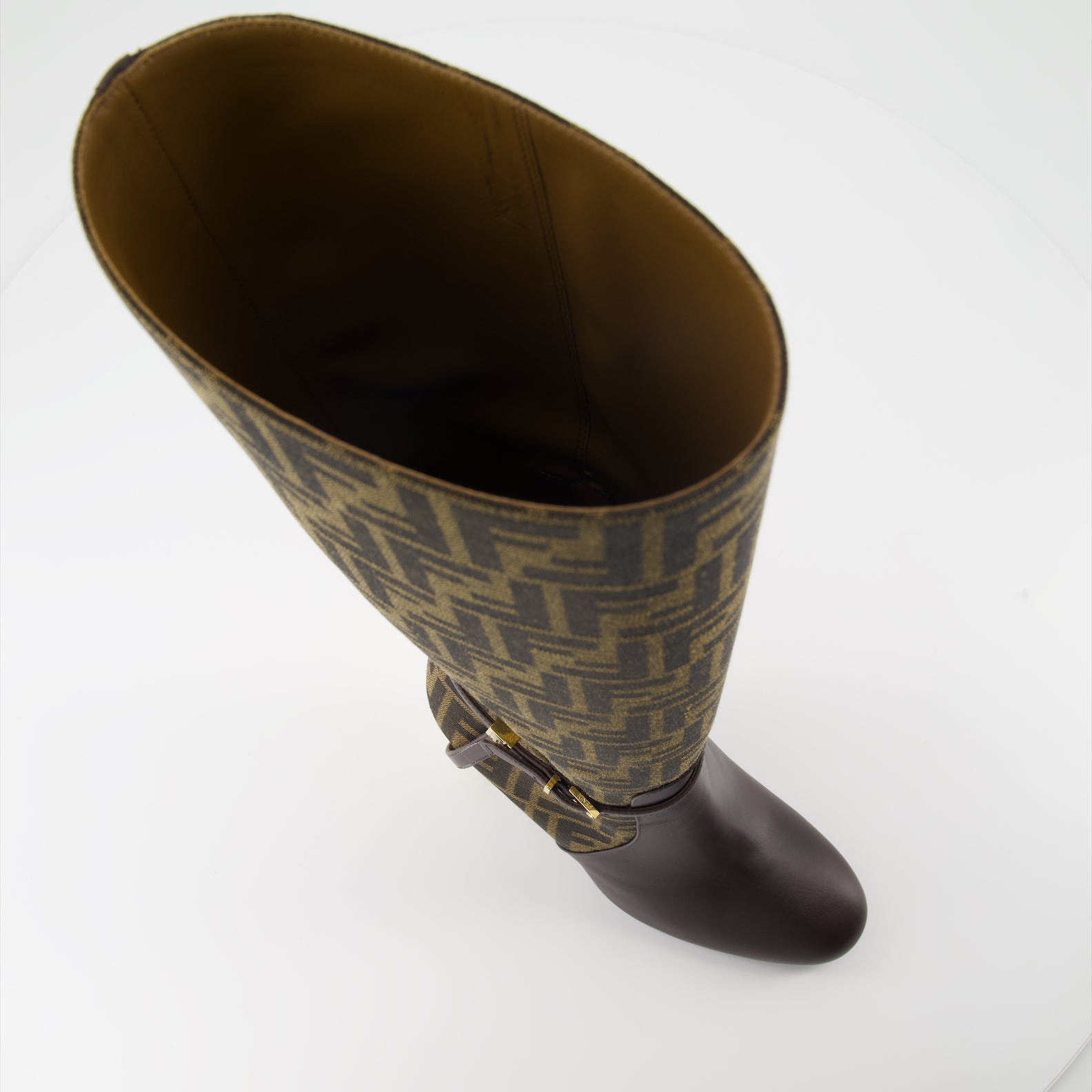 Fendi Monogram Knee-High Boots - image 4