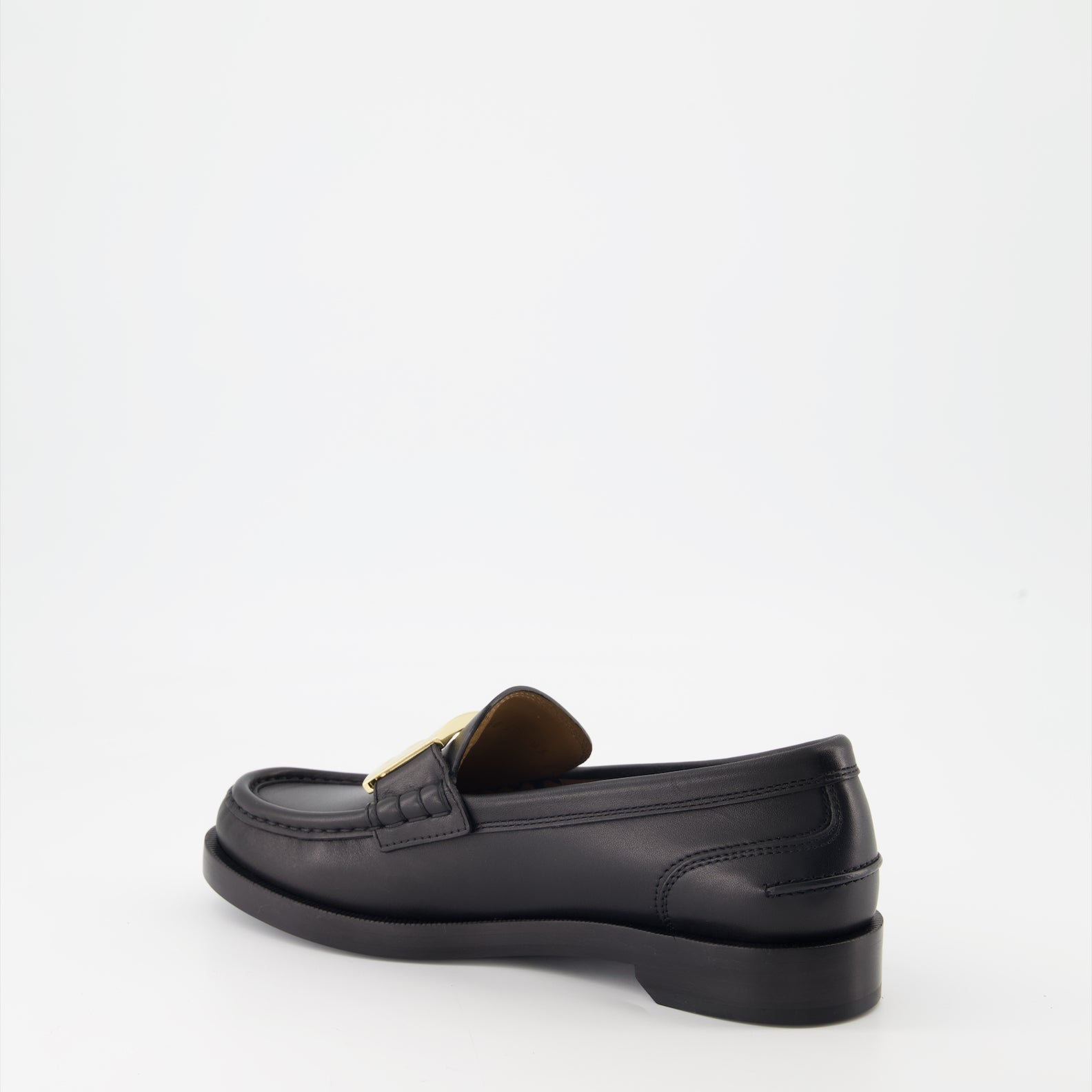 Fendi Black Leather Loafers - image 3