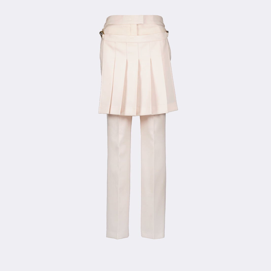 Layered Pleated Mini Skirt Trousers