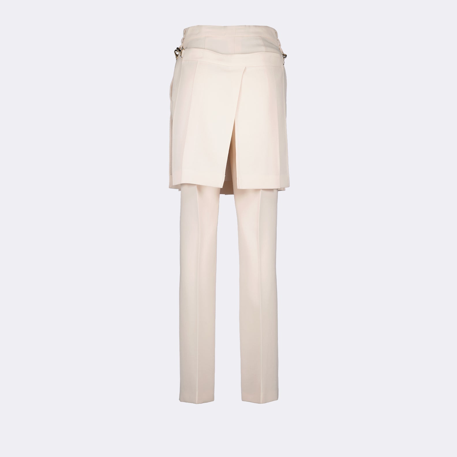 Fendi Layered Pleated Mini Skirt Trousers - image 4
