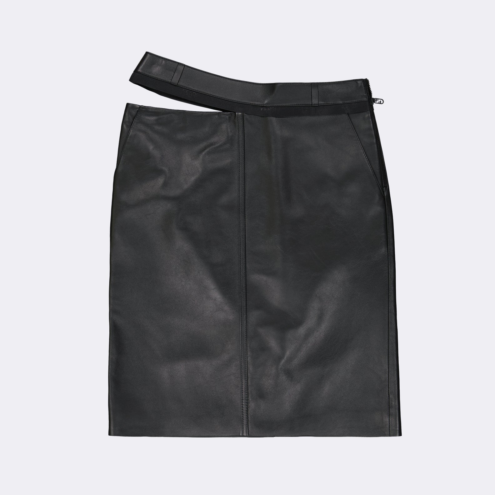 Fendi Leather Skirt