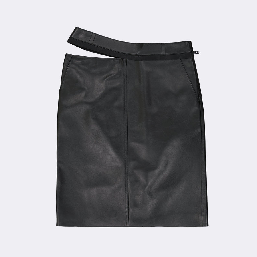 Fendi Leather Skirt