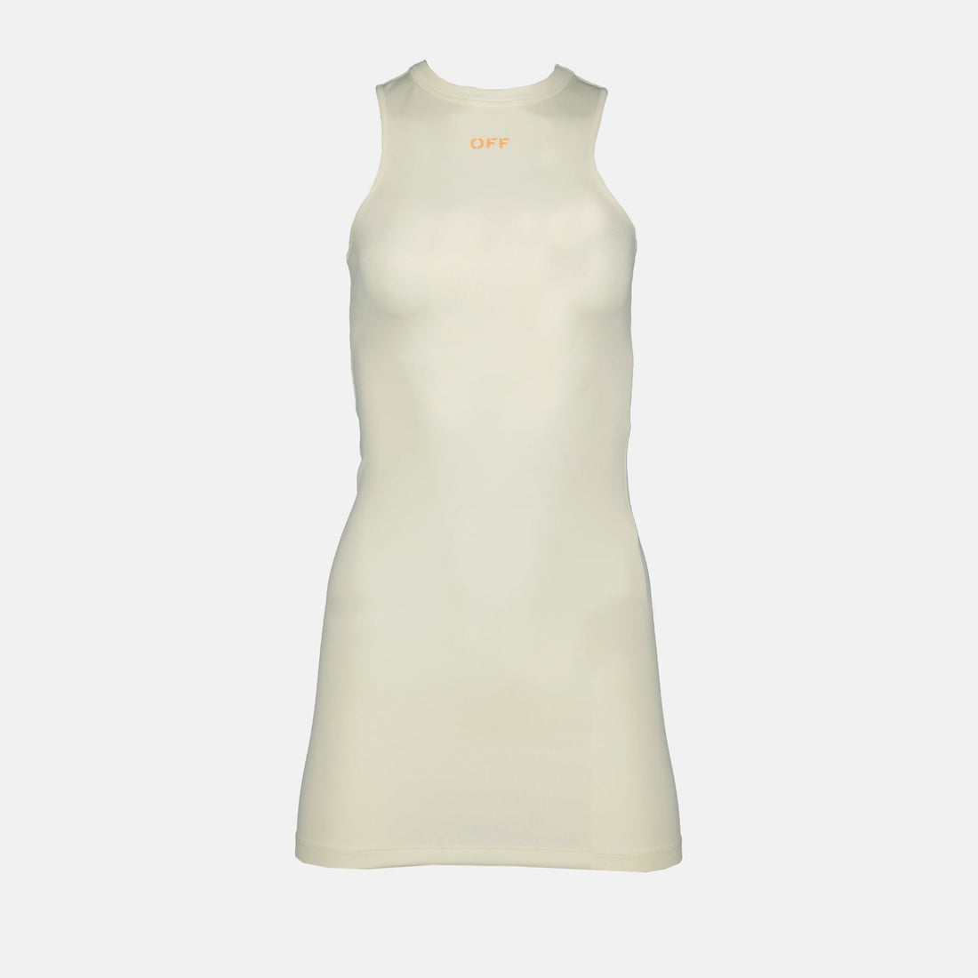 Sleeveless Logo Bodycon Mini Dress