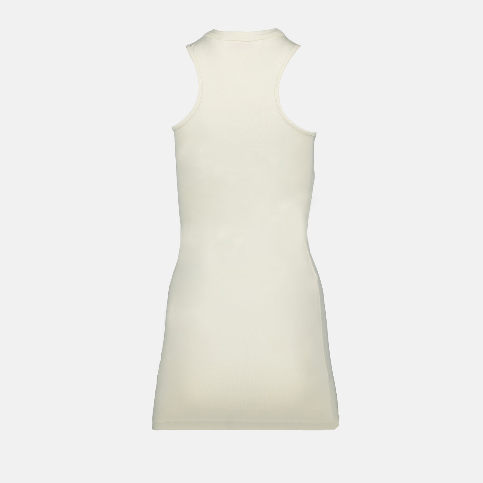 Off-White Sleeveless Logo Bodycon Mini Dress - image 4