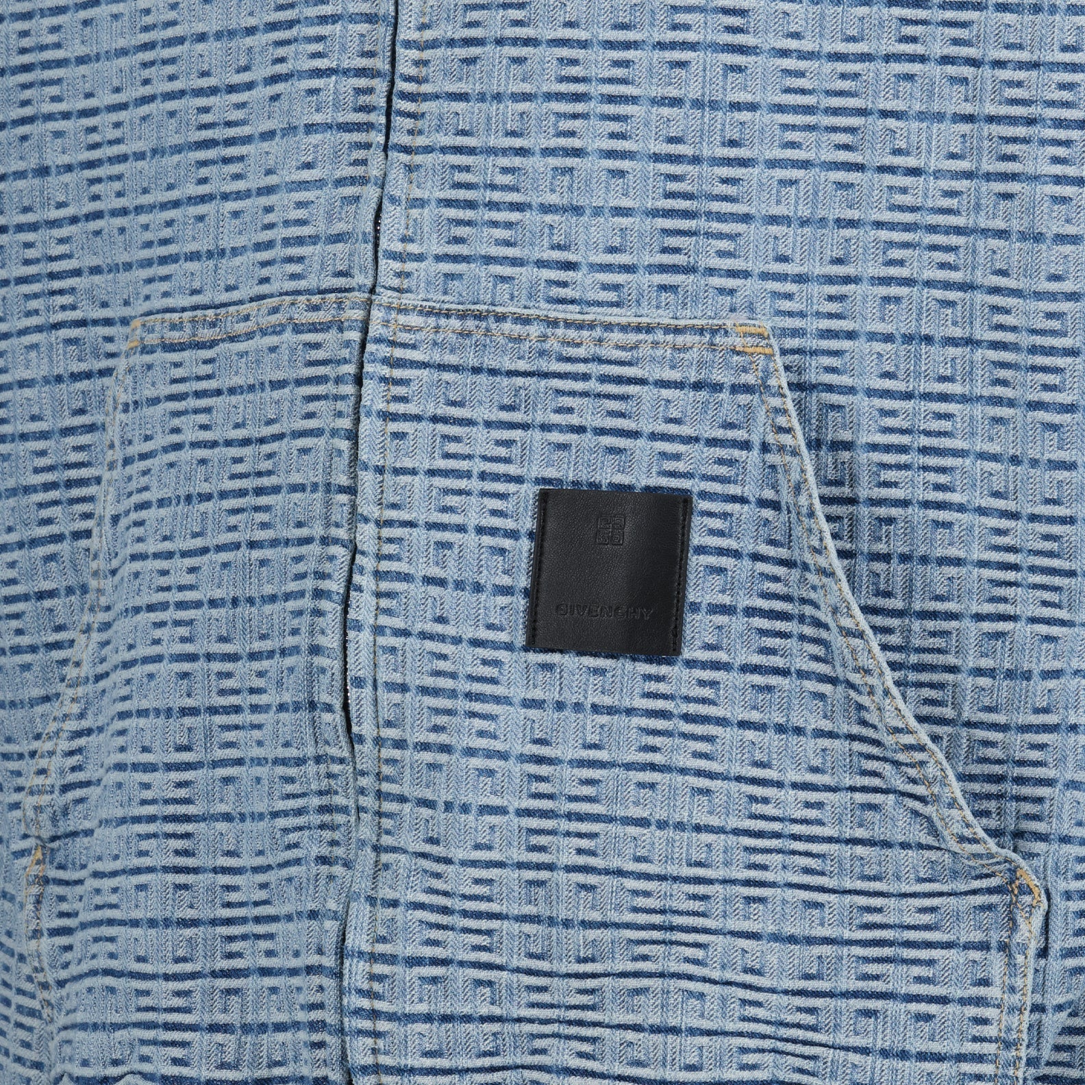 Givenchy 4G Denim Zip-Up Sweatshirt - image 5