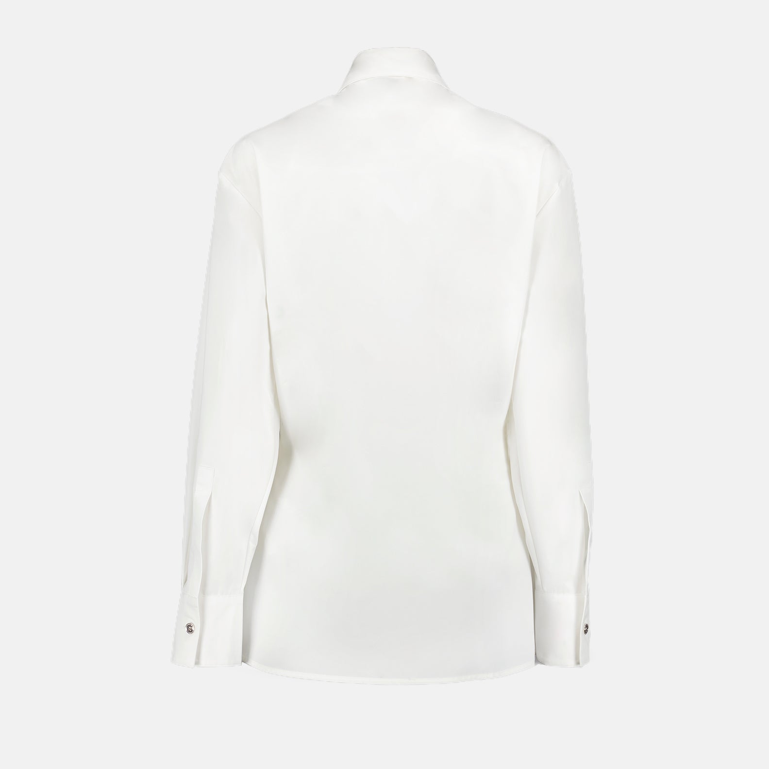Versace White Silk Button-Up Shirt - image 2