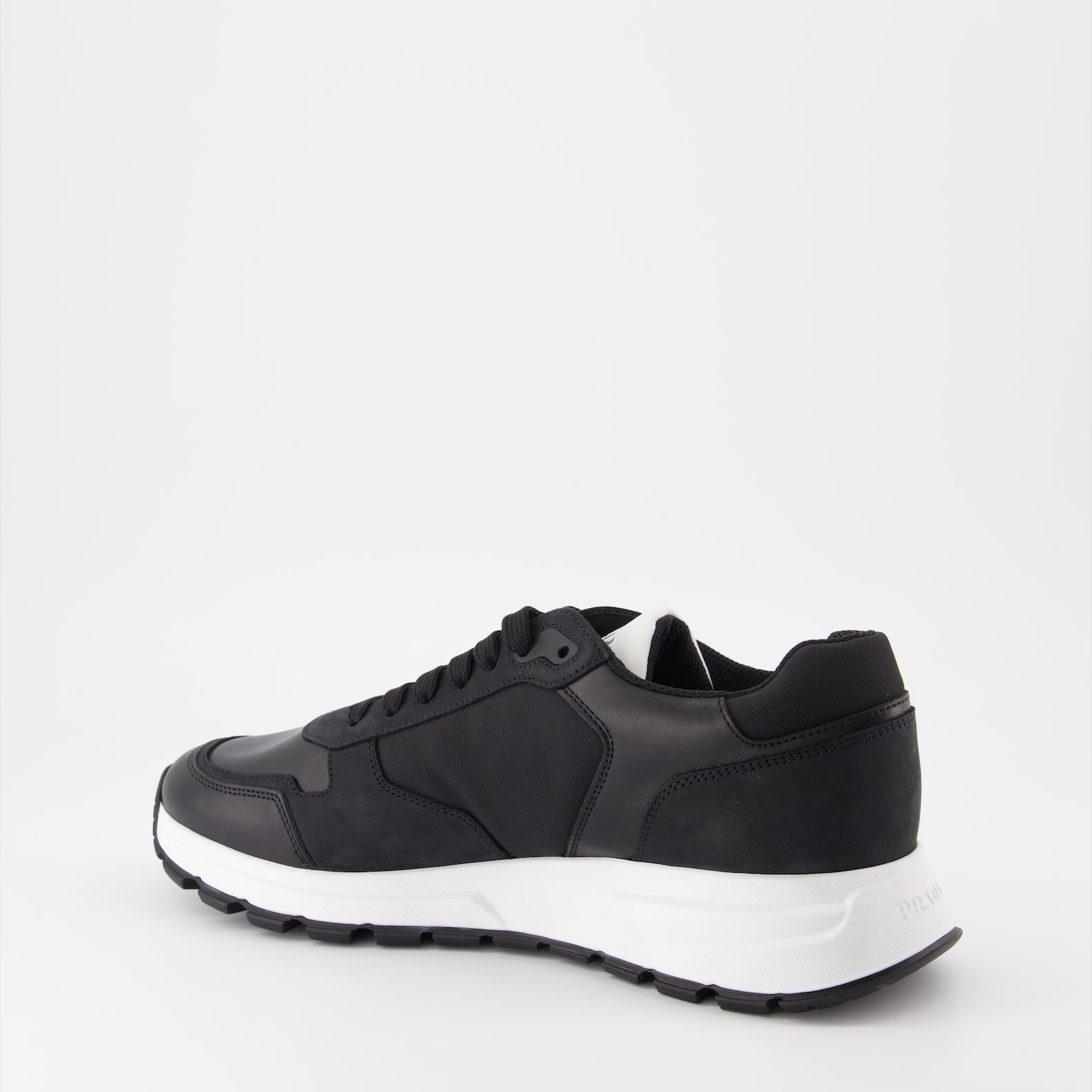 Prada Leather and Re-Nylon Sneakers - image 3
