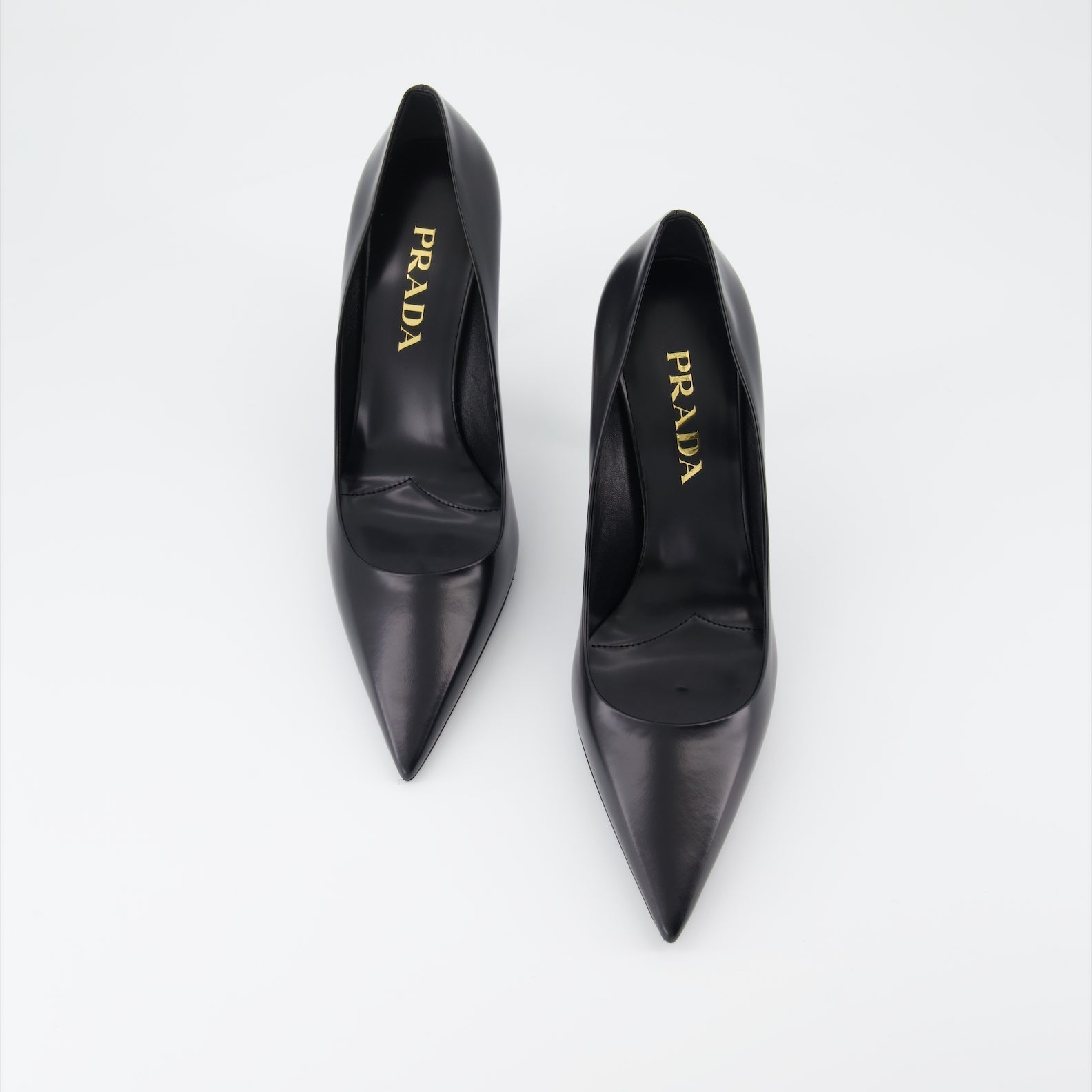 Prada Leather Pointed-Toe Pumps - image 6