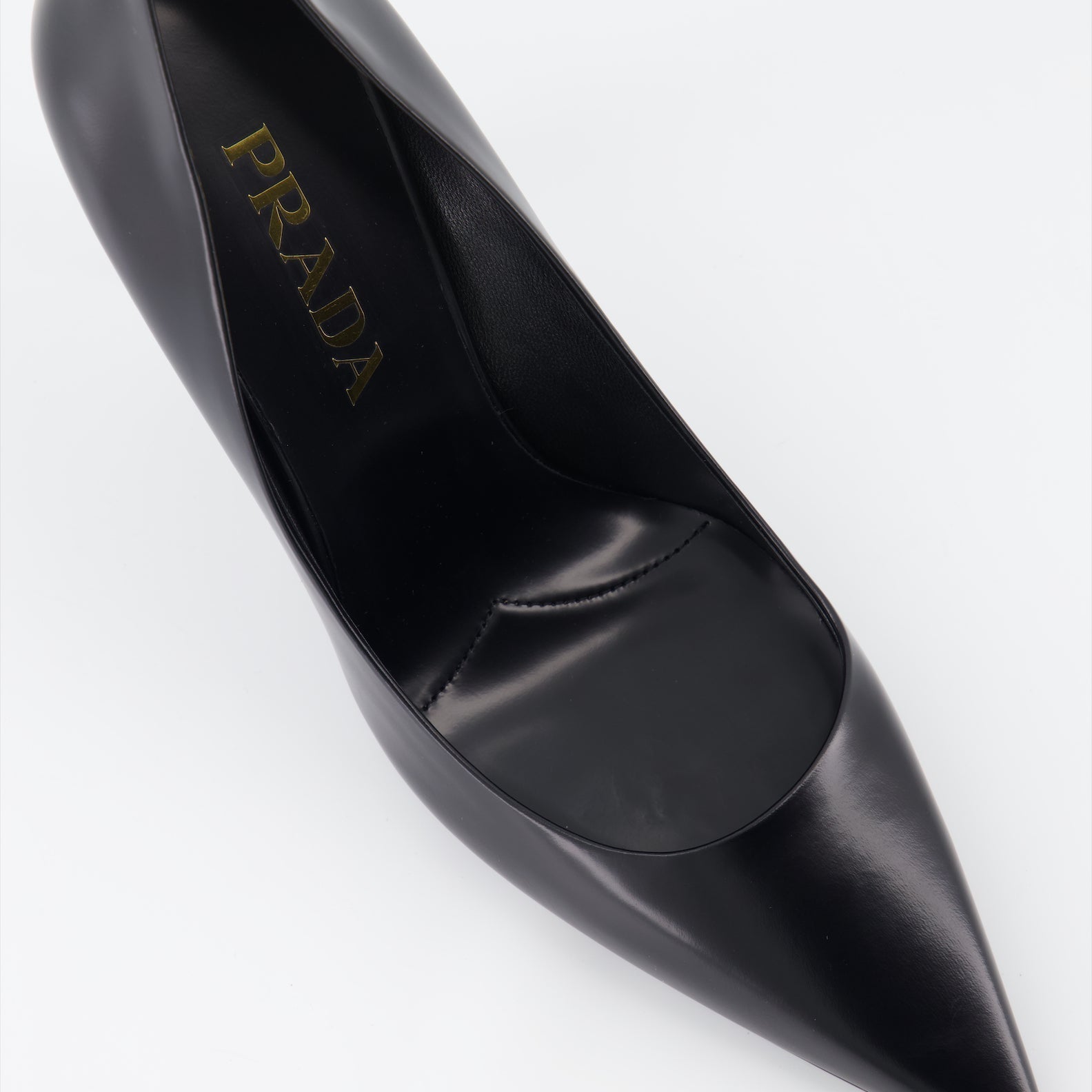 Prada Leather Pointed-Toe Pumps - image 4