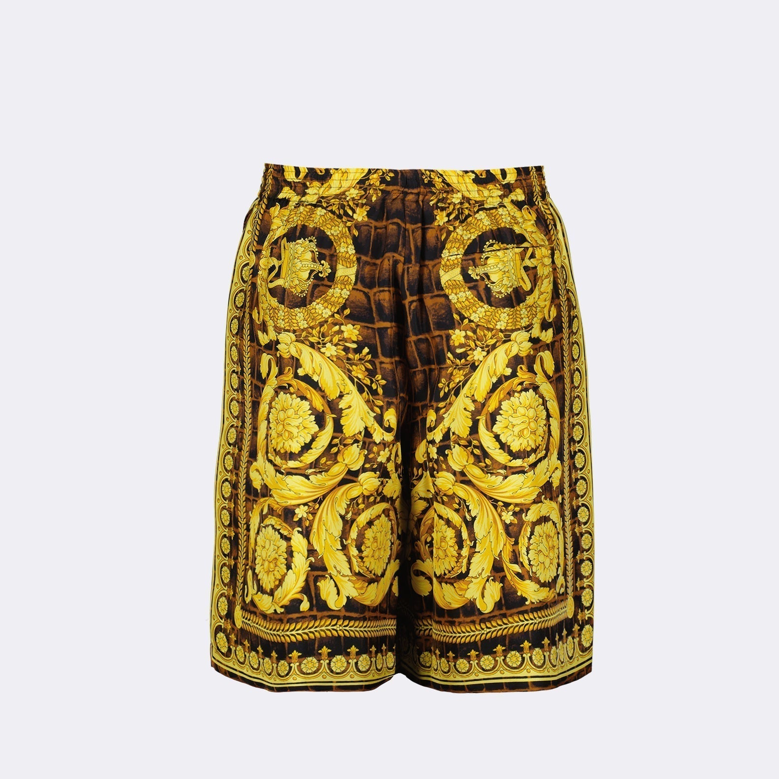 Versace Short Baroccodile in Silk - image 2