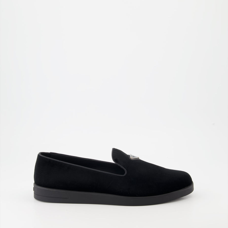 Prada Suede Leather Loafers