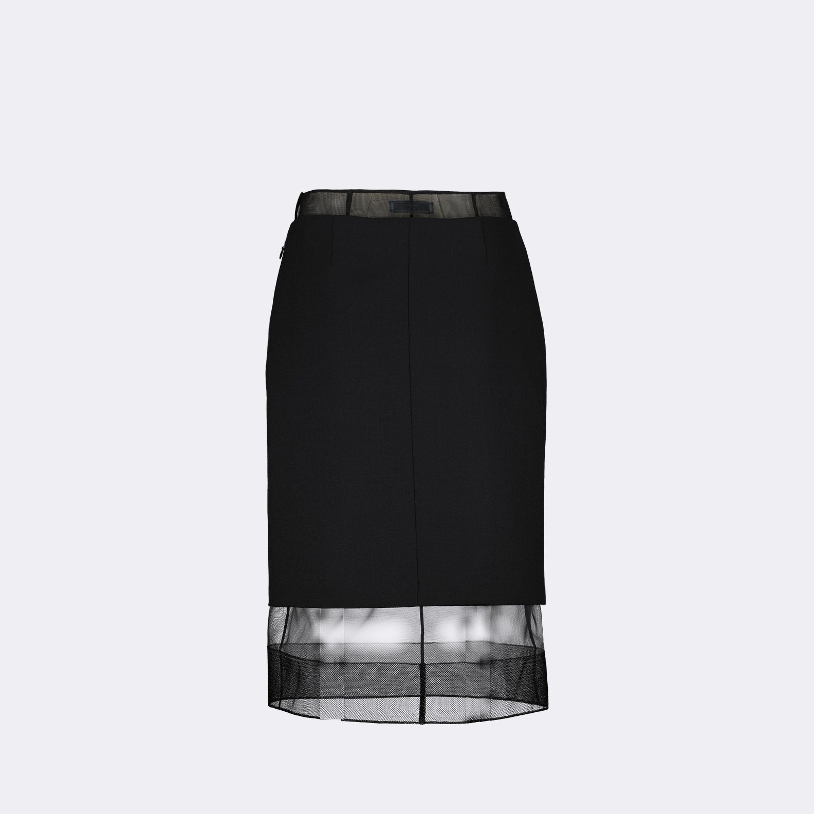 Prada Wool and Crinoline Skirt - image 4