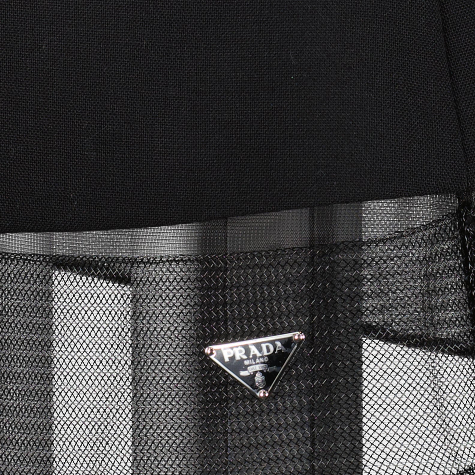 Prada Structured Mini Dress with Sheer Hem - image 8