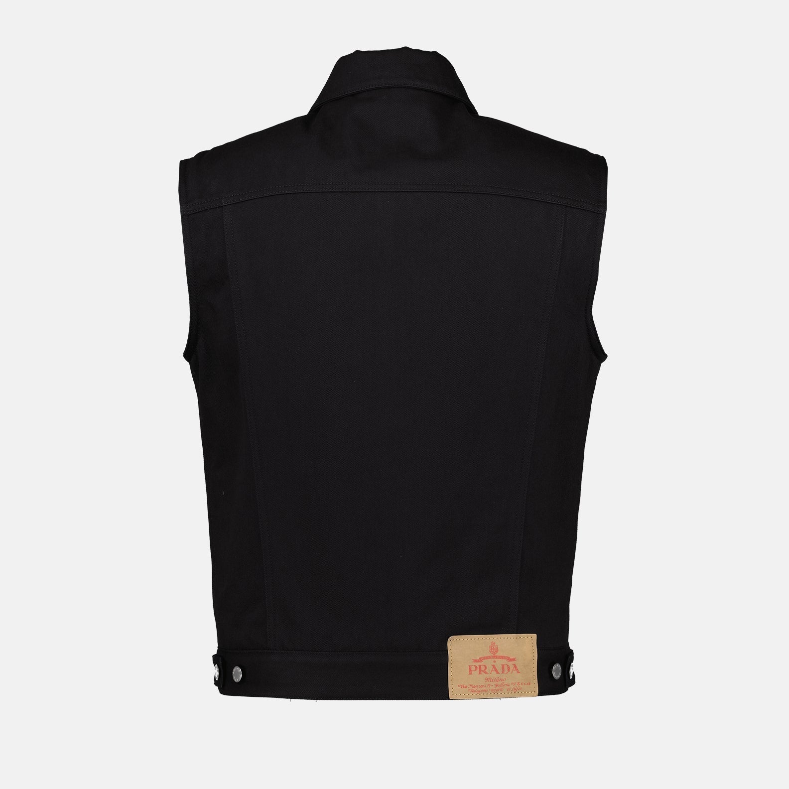 Prada Sleeveless Denim Jacket - image 4