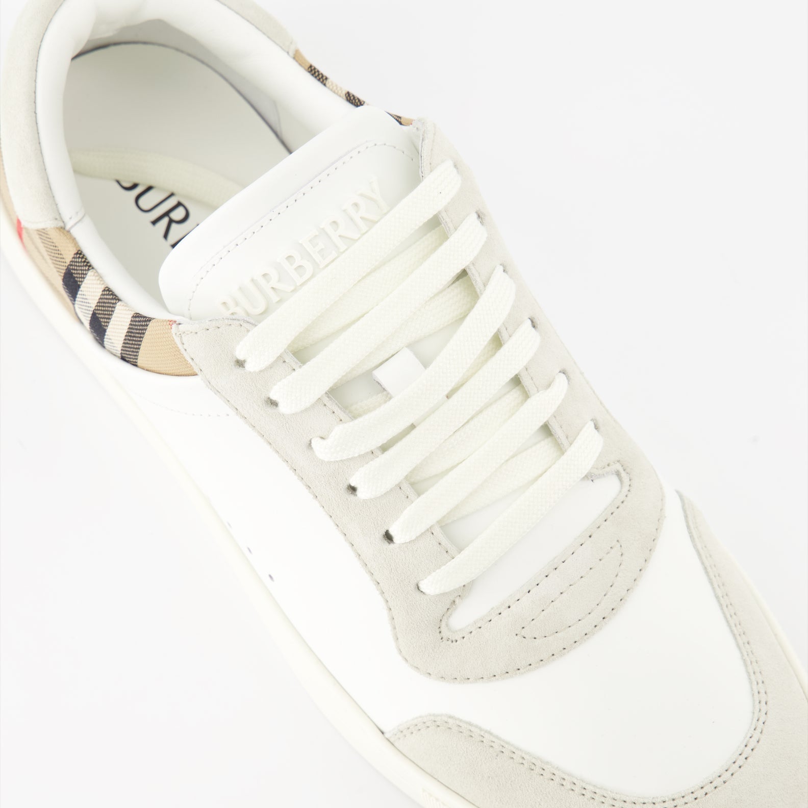 Burberry Checked Sneakers - image 4