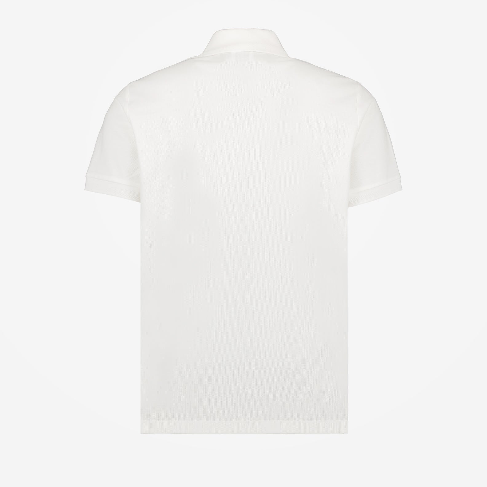 Burberry White Polo with Check Placket Detail - image 4