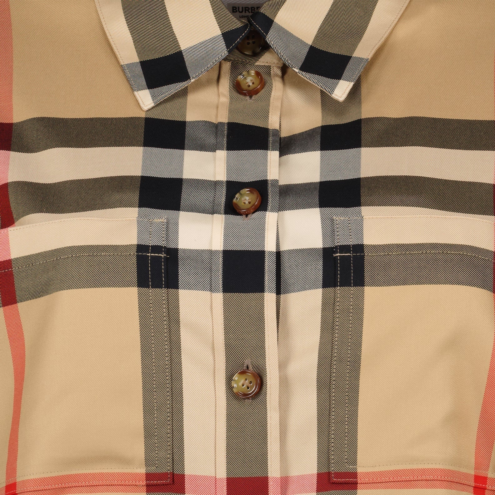 Burberry Vintage Check Longline Shirt - image 5