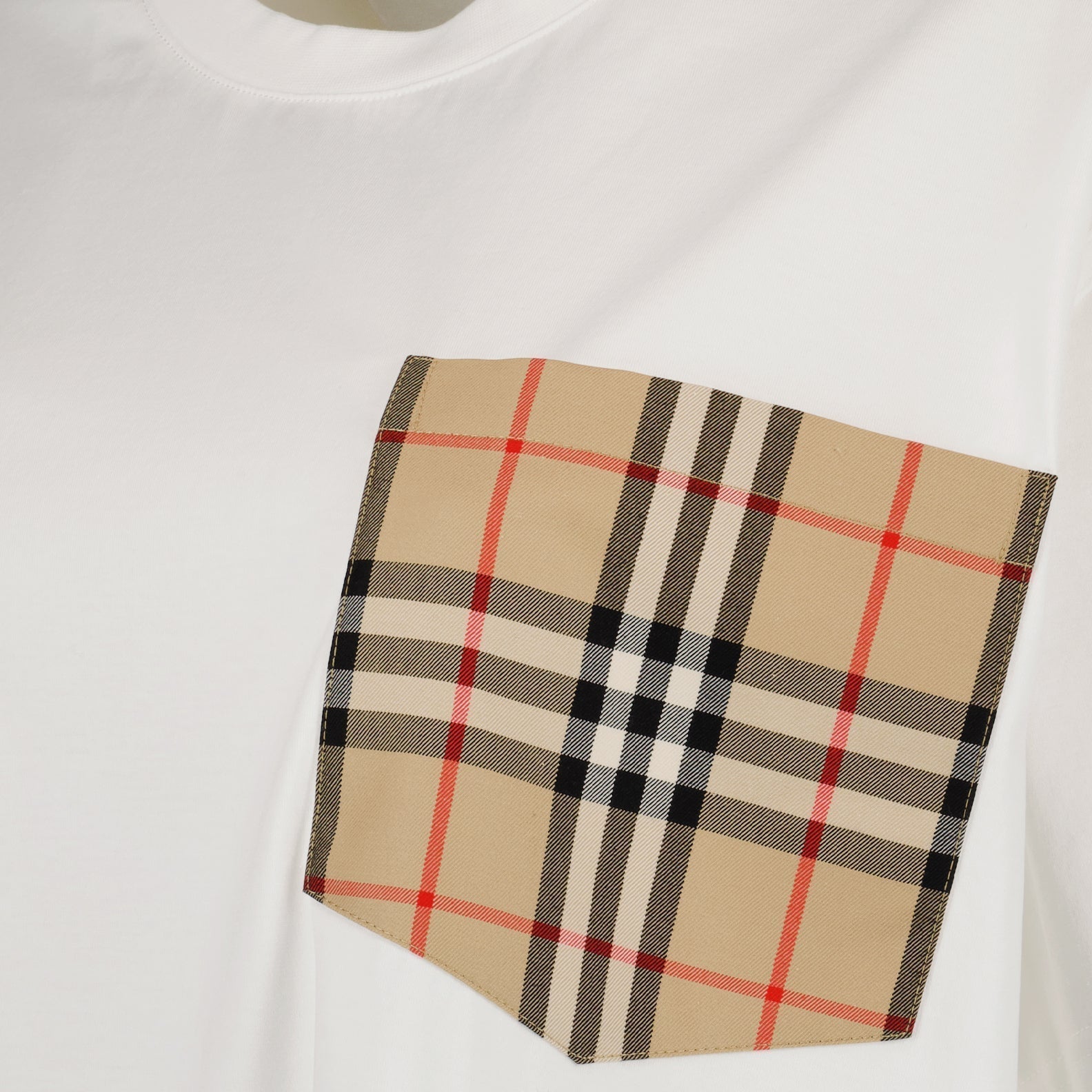 Burberry Check Pocket Cotton T-Shirt - image 5