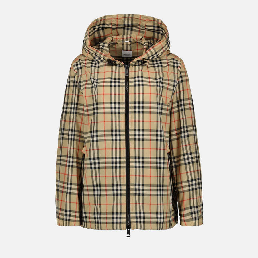 Burberry Checked Windbreaker