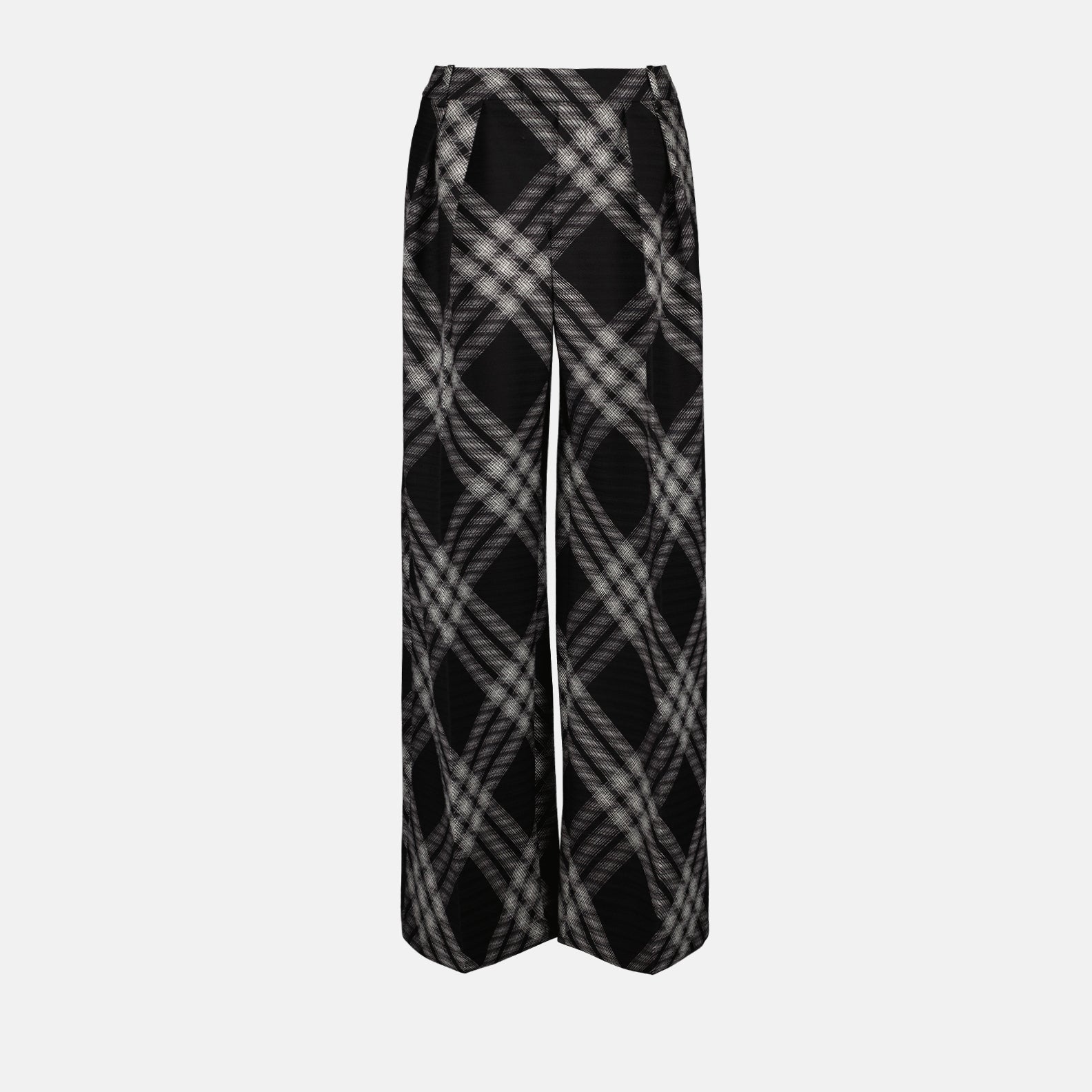 Burberry Print Wide-Leg Trousers