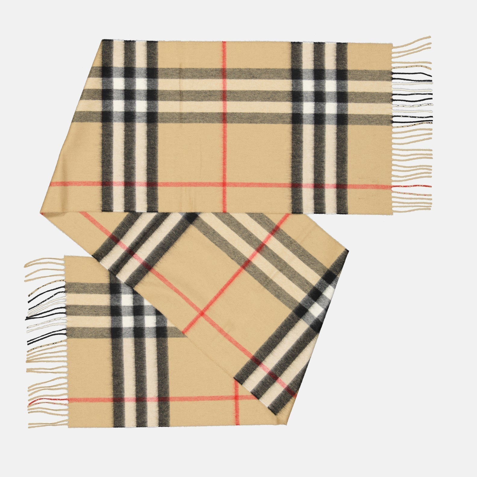 Burberry Iconic Check Cashmere Scarf - image 2