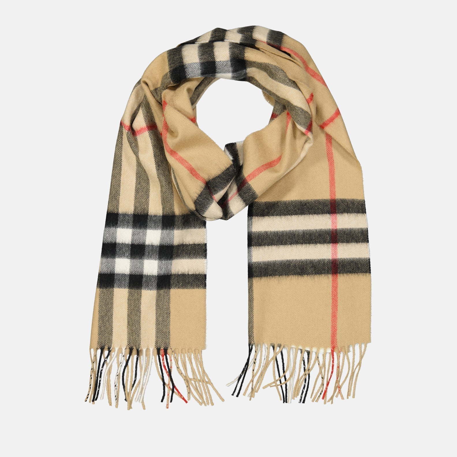 Burberry Iconic Check Cashmere Scarf - image 3