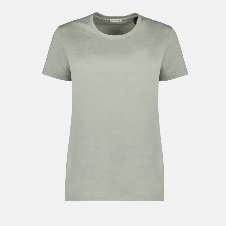 Moncler Classic Cotton T-Shirt – Sage Green