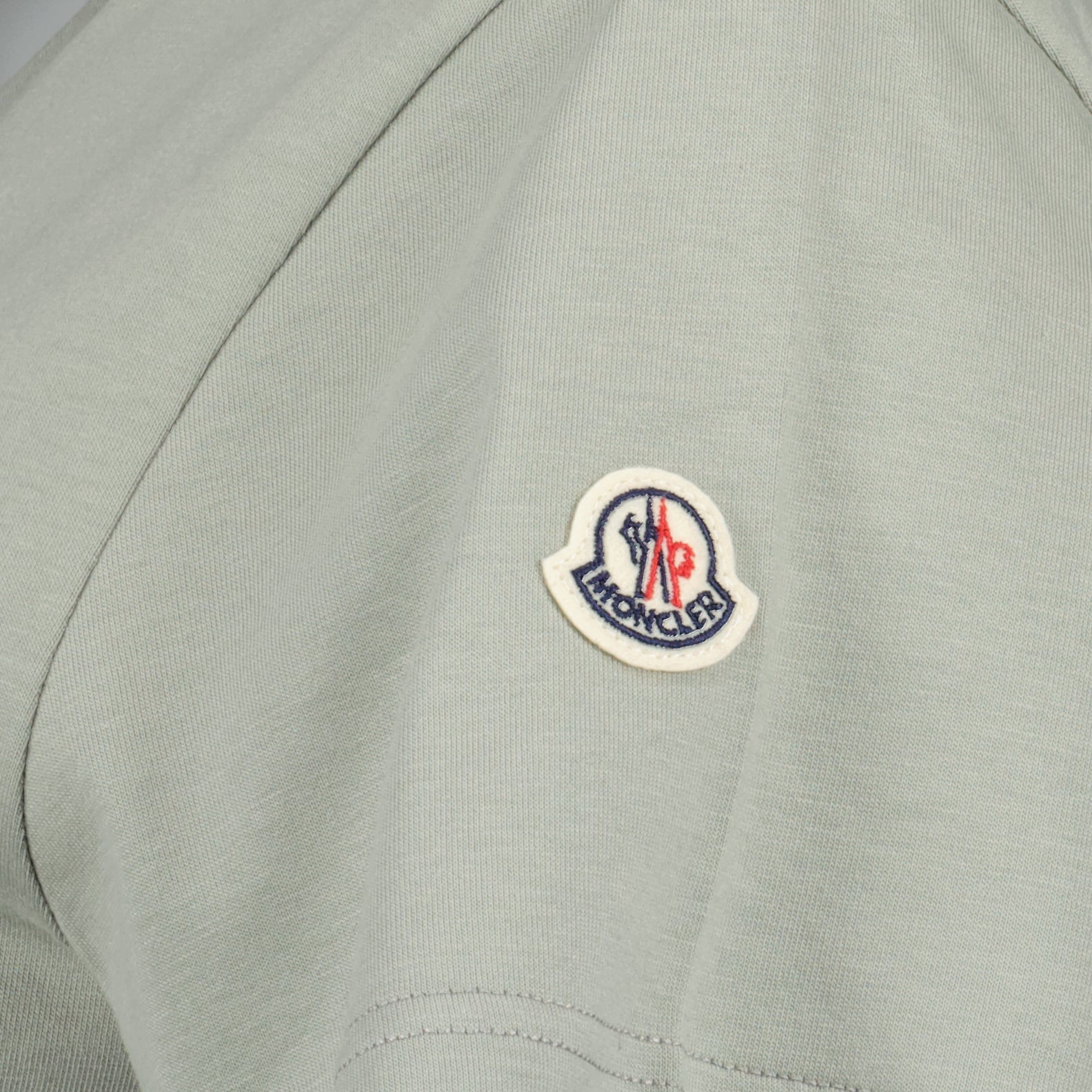 Moncler Classic Cotton T-Shirt – Sage Green - image 5
