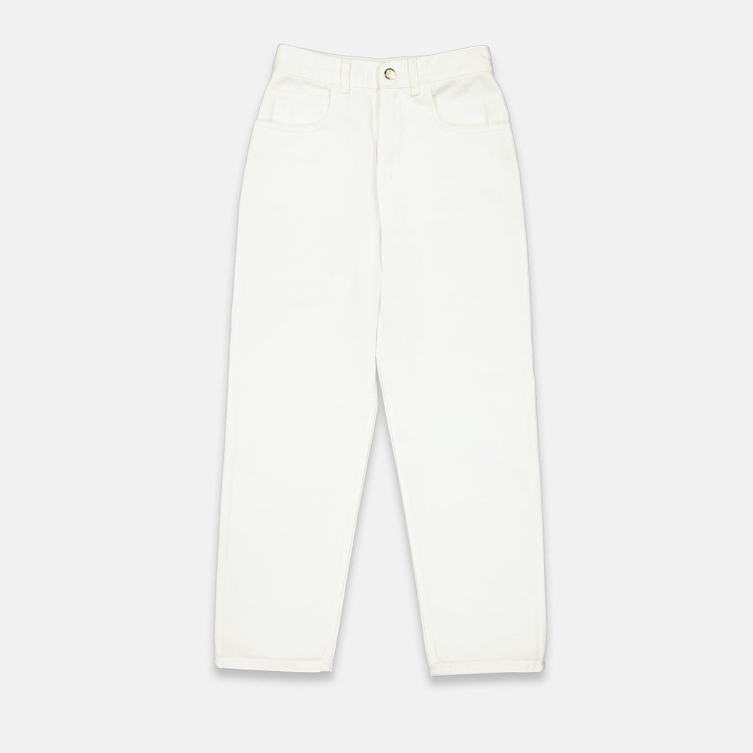 Wide-Leg Cotton Trousers