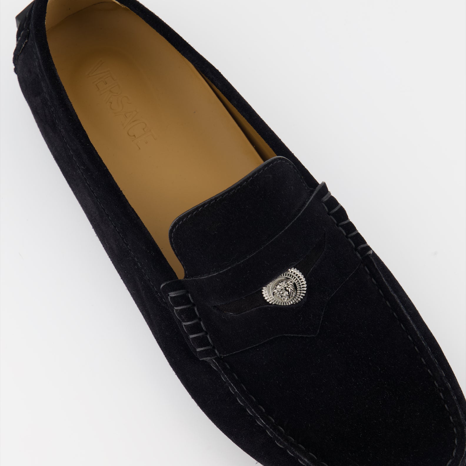 Versace Suede Loafers - image 5