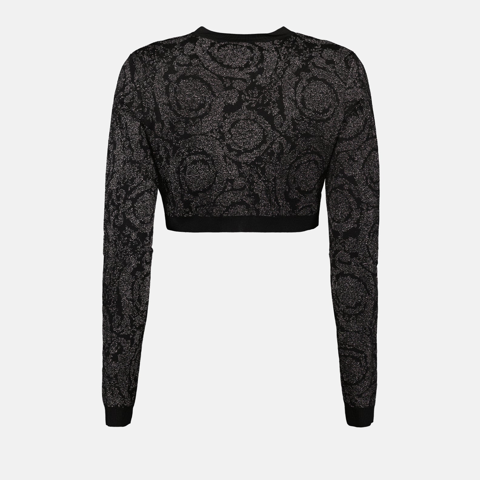 Versace Barocco Lurex Cardigan - image 4